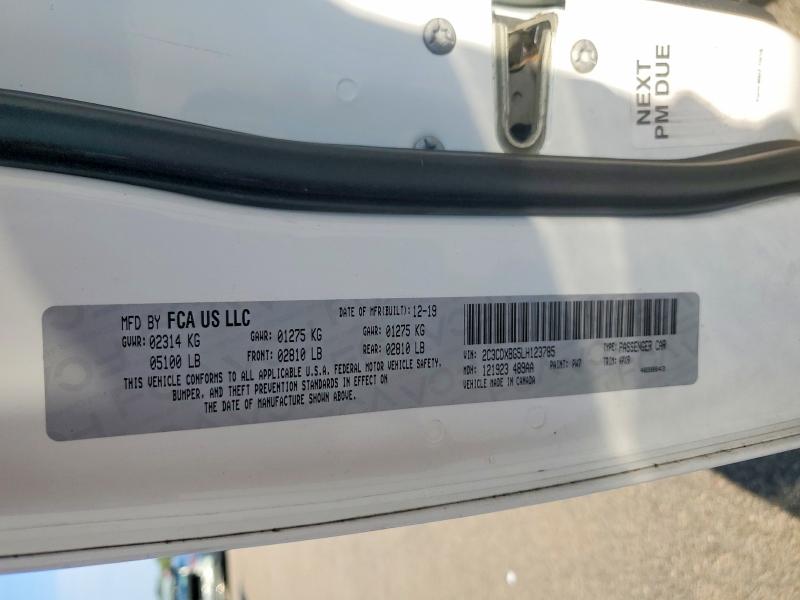 Aukcja sprzedaży 2020 Dodge Charger, vin: 2C3CDXBG5LH123785, numer aukcji: 65108056