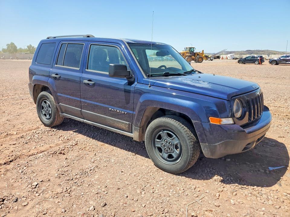 2017 Jeep Patriot მანქანა იყიდება აუქციონზე, vin: 1C4NJPBB9HD172882, აუქციონის ნომერი: 66273566