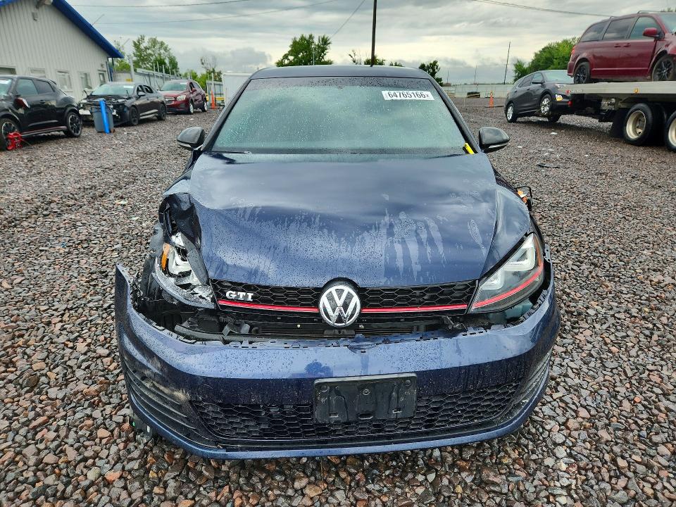 2015 Volkswagen Gti მანქანა იყიდება აუქციონზე, vin: 3VW4T7AU7FM016315, აუქციონის ნომერი: 64765166