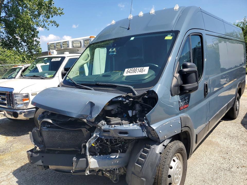 64598146 :رقم المزاد ، 3C6MRVJG9ME580143 vin ، 2021 Ram Promaster 3500 مزاد بيع