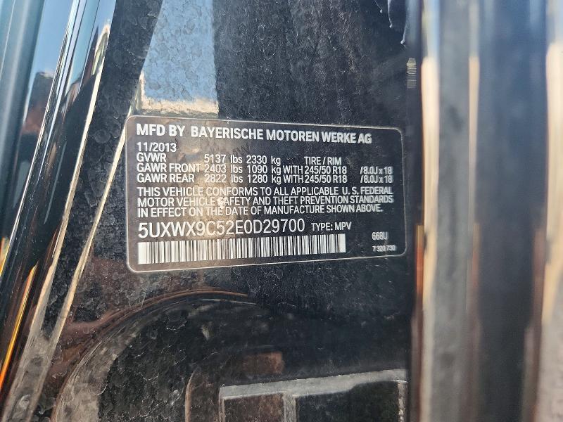 Aukcja sprzedaży 2014 Bmw X3, vin: 5UXWX9C52E0D29700, numer aukcji: 67090876