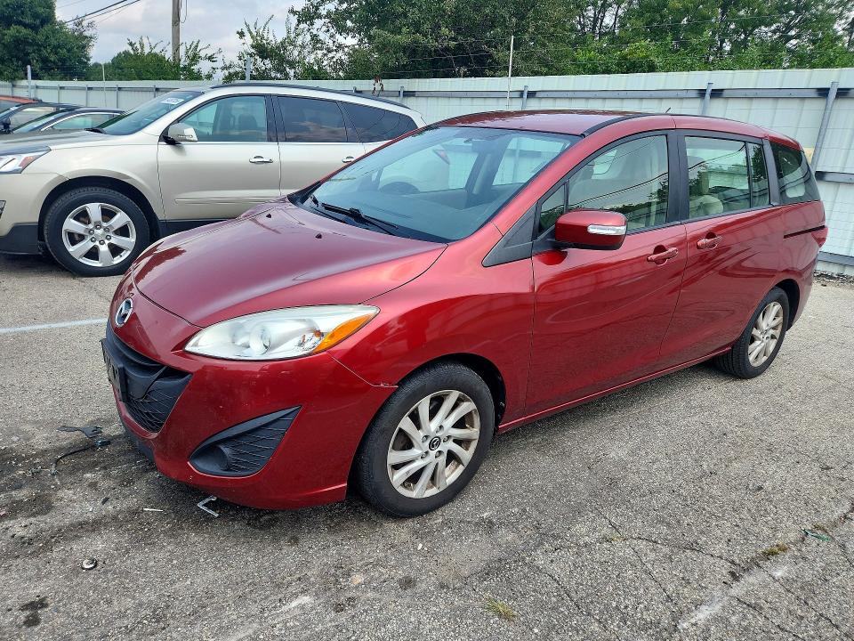 2013 Mazda 5 მანქანა იყიდება აუქციონზე, vin: JM1CW2BL3D0153668, აუქციონის ნომერი: 63046866