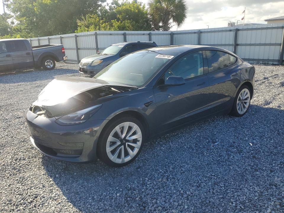 65390746 :رقم المزاد ، 5YJ3E1EA5NF309980 vin ، 2022 Tesla Model 3 مزاد بيع