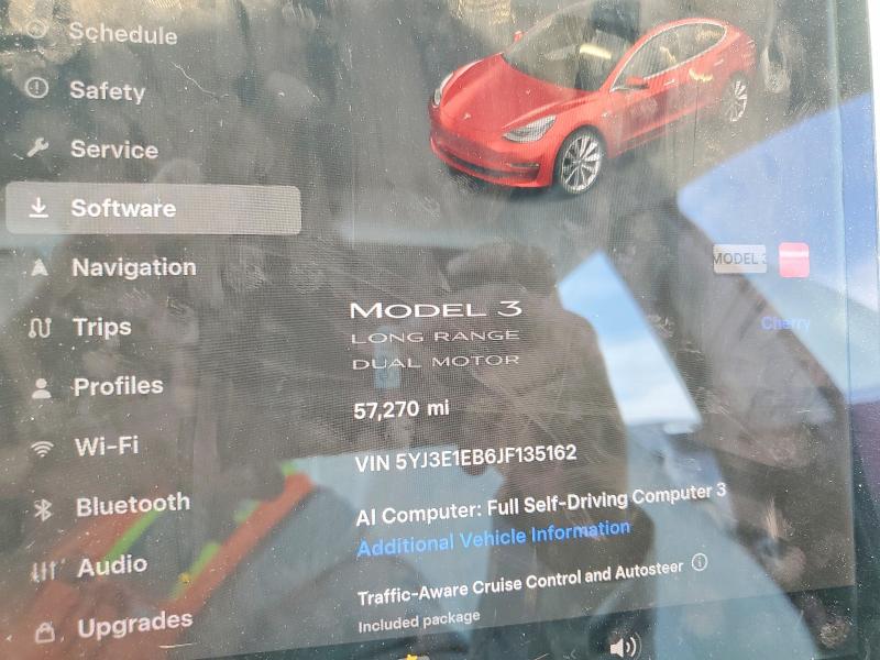 Продажа на аукционе авто 2018 Tesla Model 3, vin: 5YJ3E1EB6JF135162, номер лота: 64689076