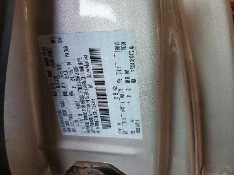 Продаж на аукціоні авто 2007 Ford Econoline, vin: 1FBNE31LX7DB35348, номер лоту: 67554756