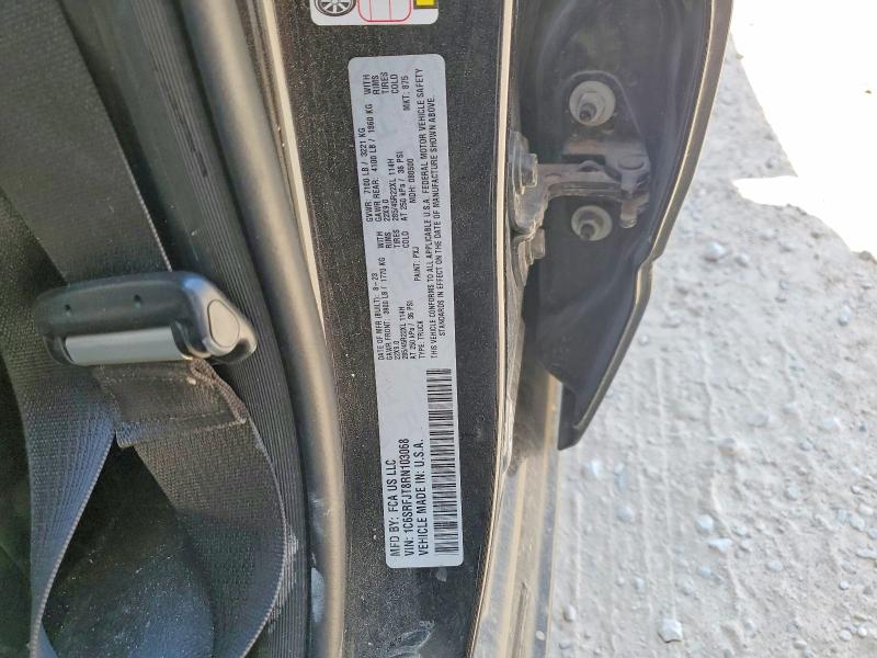 Aukcja sprzedaży 2024 Ram 1500, vin: 1C6SRFJT8RN103068, numer aukcji: 66778016
