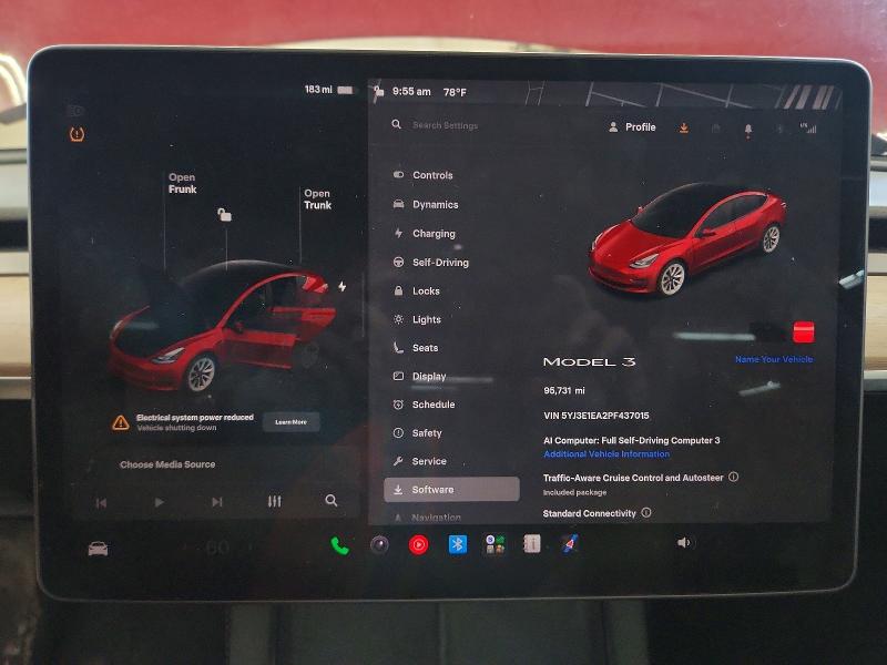 2023 Tesla Model 3 მანქანა იყიდება აუქციონზე, vin: 5YJ3E1EA2PF437015, აუქციონის ნომერი: 66425416
