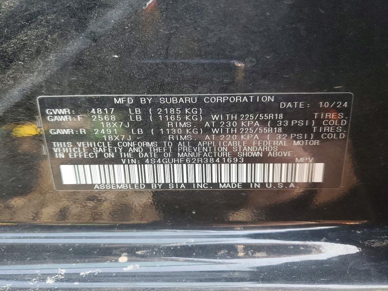 Продажа на аукционе авто 2024 Subaru Crosstrek, vin: 4S4GUHF62R3841693, номер лота: 64793346