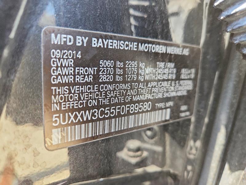Aukcja sprzedaży 2015 Bmw X4, vin: 5UXXW3C55F0F89580, numer aukcji: 67032046