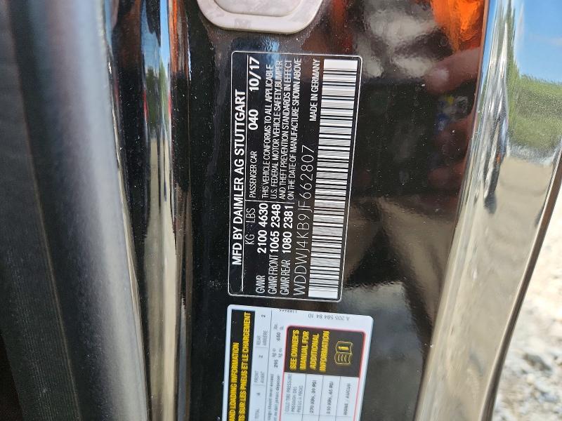 2018 Mercedes-benz C მანქანა იყიდება აუქციონზე, vin: WDDWJ4KB9JF662807, აუქციონის ნომერი: 65052076