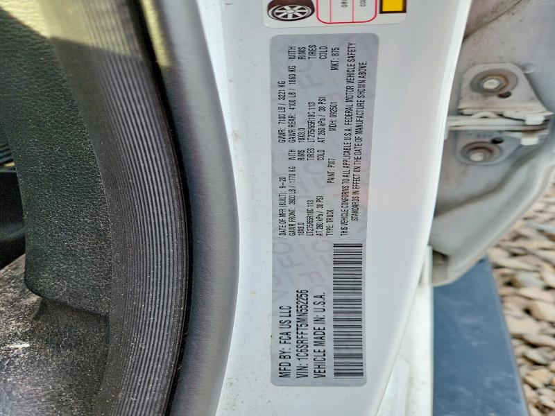63499716 :رقم المزاد ، 1C6SRFFT5MN552256 vin ، 2021 Ram 1500 مزاد بيع