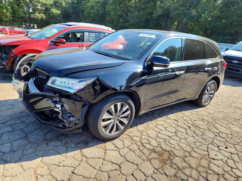 2015 Acura Mdx მანქანა იყიდება აუქციონზე, vin: 5FRYD4H4XFB002899, აუქციონის ნომერი: 64767956