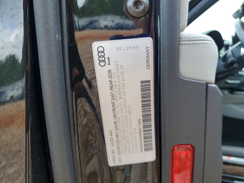 Продаж на аукціоні авто 2021 Audi A4, vin: WAUEAAF46MN011609, номер лоту: 63171746