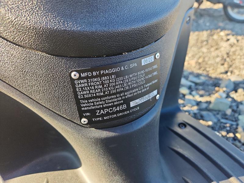Aukcja sprzedaży 2023 Piaggio Liberty, vin: ZAPC546B6P7002902, numer aukcji: 64514596