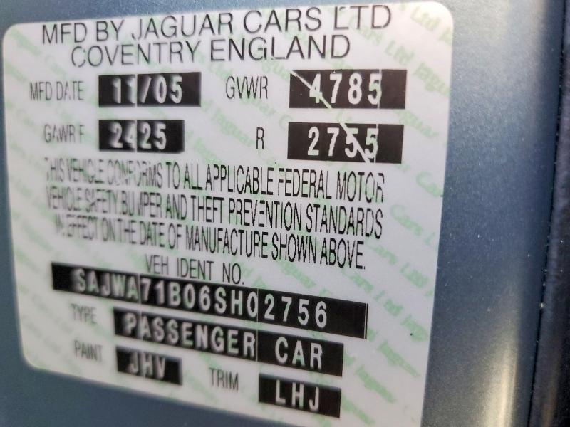 Продажа на аукционе авто 2006 Jaguar Xj8, vin: SAJWA71B06SH02756, номер лота: 63445836