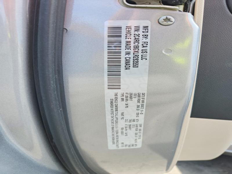 Aukcja sprzedaży 2020 Chrysler Pacifica, vin: 2C4RC1BGXLR283550, numer aukcji: 65791536