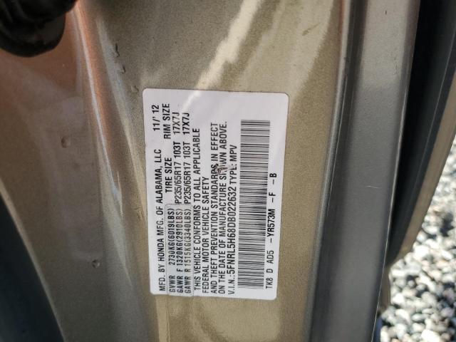 2013 Honda Odyssey მანქანა იყიდება აუქციონზე, vin: 5FNRL5H68DB022632, აუქციონის ნომერი: 63726196