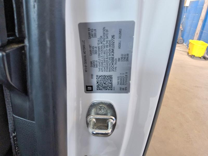 2021 Chevrolet Colorado მანქანა იყიდება აუქციონზე, vin: 1GCHSBEA3M1102726, აუქციონის ნომერი: 65167766