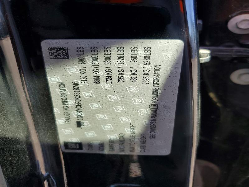 Auction sale of the 2019 Chevrolet Silverado, vin: 1GCRYCEF0KZ318746, lot number: 66138406