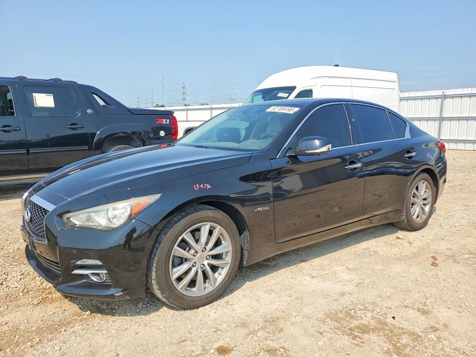 2014 Infiniti Q50 Hybrid მანქანა იყიდება აუქციონზე, vin: JN1AV7AR0EM701717, აუქციონის ნომერი: 62786496