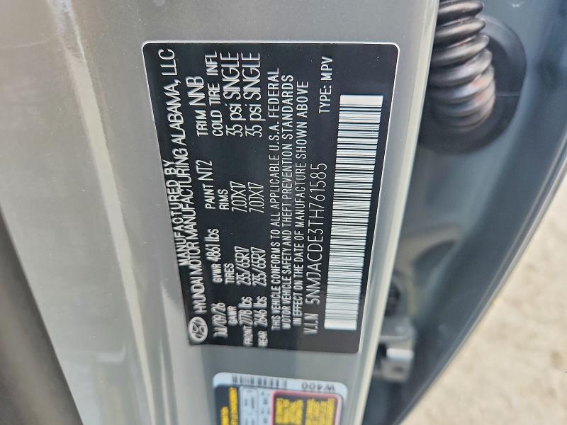 Auction sale of the 2026 Hyundai Tucson, vin: 5NMJACDE3TH761585, lot number: 64120926