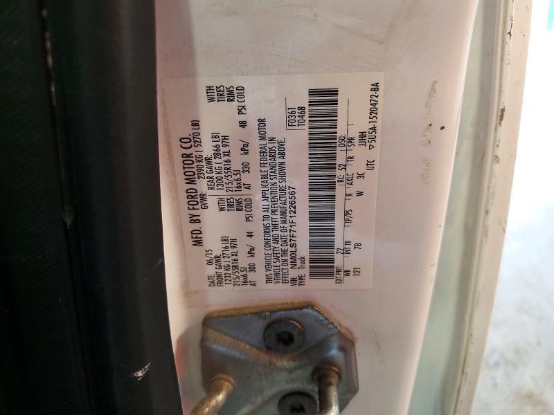 Продажа на аукционе авто 2015 Ford Transit Connect, vin: NM0LS7F71F1226567, номер лота: 64591676
