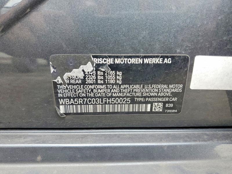 Продажа на аукционе авто 2020 Bmw 330xi, vin: WBA5R7C03LFH50025, номер лота: 65696516