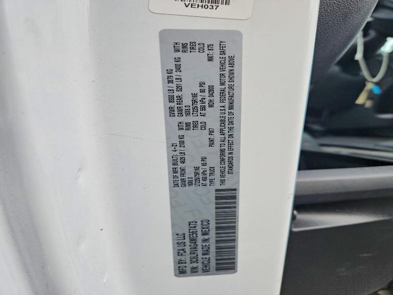 Aukcja sprzedaży 2021 Ram Promaster 1500, vin: 3C6LRVAG4ME567473, numer aukcji: 63897986