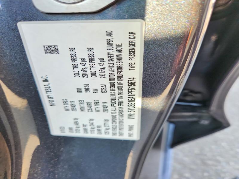 Aukcja sprzedaży 2023 Tesla Model 3, vin: 5YJ3E1EA1PF615674, numer aukcji: 64284376