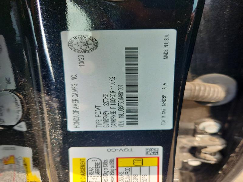 Aukcja sprzedaży 2021 Acura Tlx, vin: 19UUB6F30MA801061, numer aukcji: 64764086