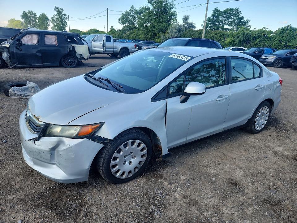 63567626 :رقم المزاد ، 2HGFB2F49CH108497 vin ، 2012 Honda Civic مزاد بيع