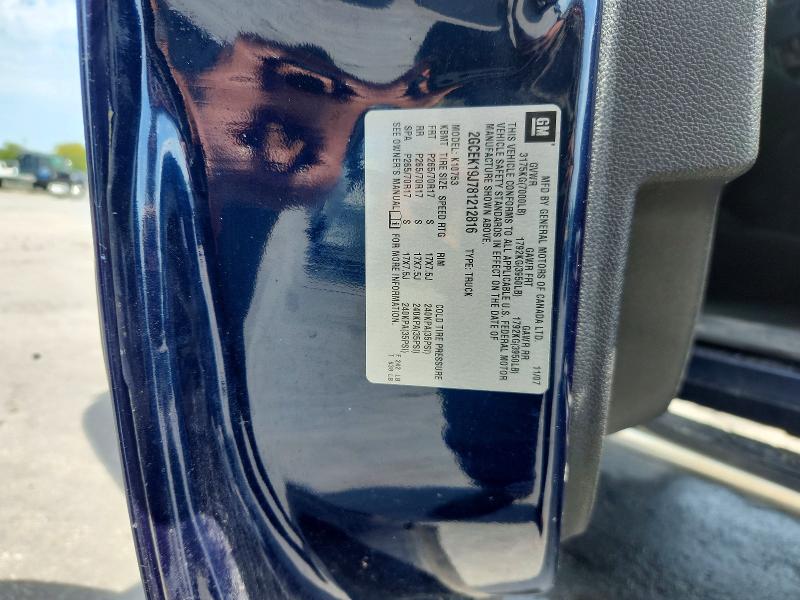 Aukcja sprzedaży 2008 Chevrolet Silverado, vin: 2GCEK19J781212816, numer aukcji: 65979016