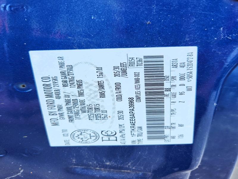 Aukcja sprzedaży 2010 Ford Ranger, vin: 1FTKR4EE6APA39968, numer aukcji: 64198166