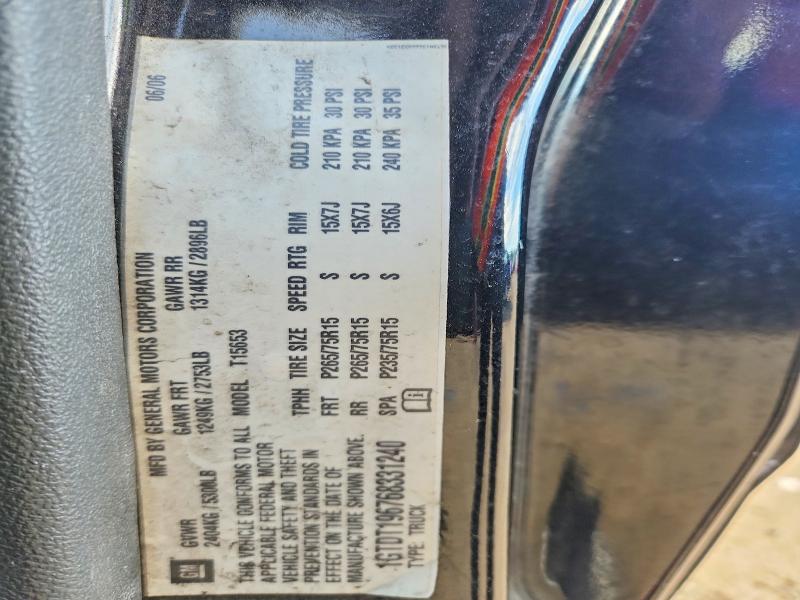 Aukcja sprzedaży 2006 Gmc Canyon, vin: 1GTDT196768331240, numer aukcji: 66825346