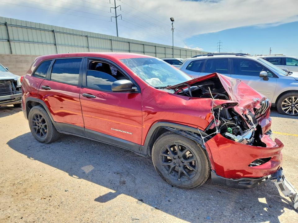 2015 Jeep Cherokee მანქანა იყიდება აუქციონზე, vin: 1C4PJLAB1FW589854, აუქციონის ნომერი: 65661636