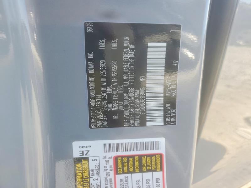 2025 Toyota Grand Highlander Hybrid მანქანა იყიდება აუქციონზე, vin: 5TDADAB56SS020406, აუქციონის ნომერი: 64773756