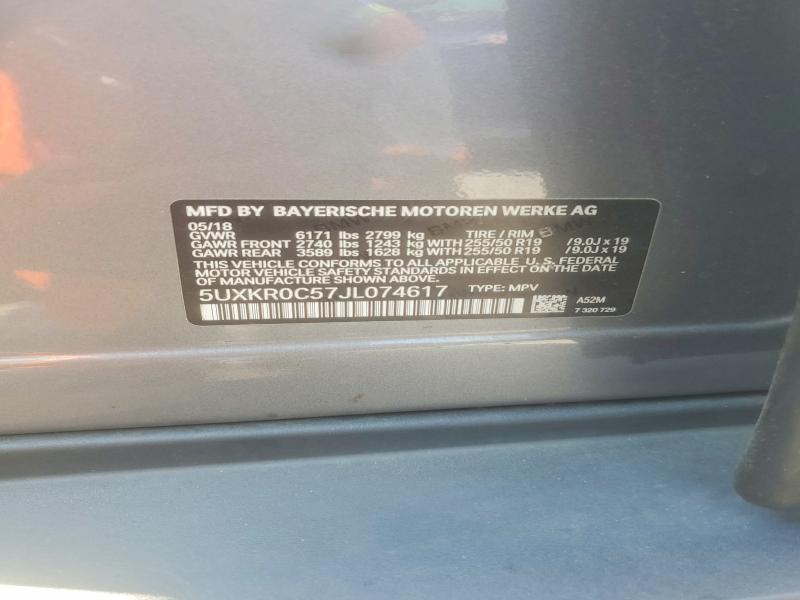 Aukcja sprzedaży 2018 Bmw X5, vin: 5UXKR0C57JL074617, numer aukcji: 64698596