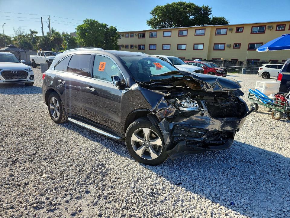 2016 Acura Mdx მანქანა იყიდება აუქციონზე, vin: 5FRYD3H2XGB009183, აუქციონის ნომერი: 65675066