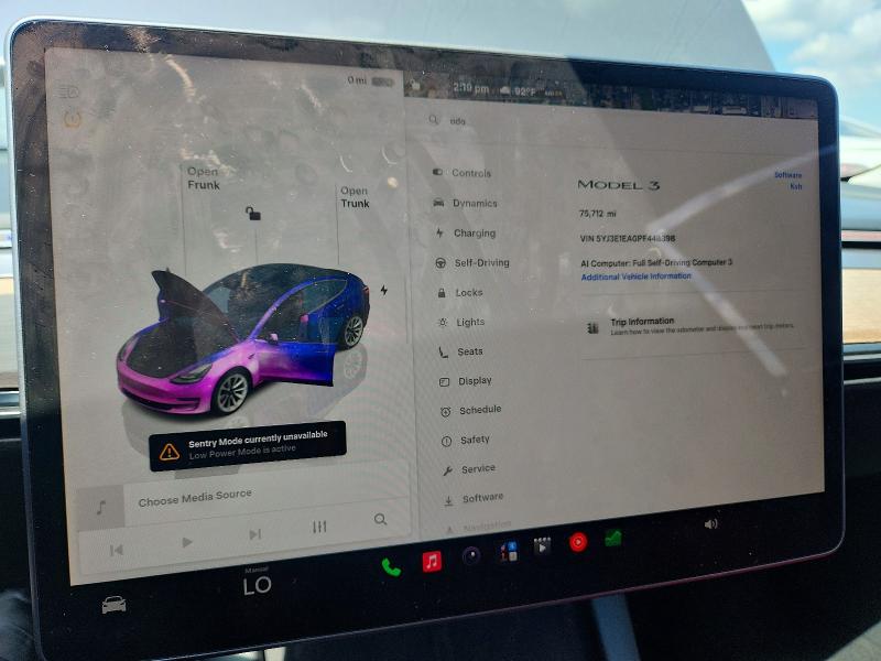 Продажа на аукционе авто 2023 Tesla Model 3, vin: 5YJ3E1EA0PF448398, номер лота: 62594496