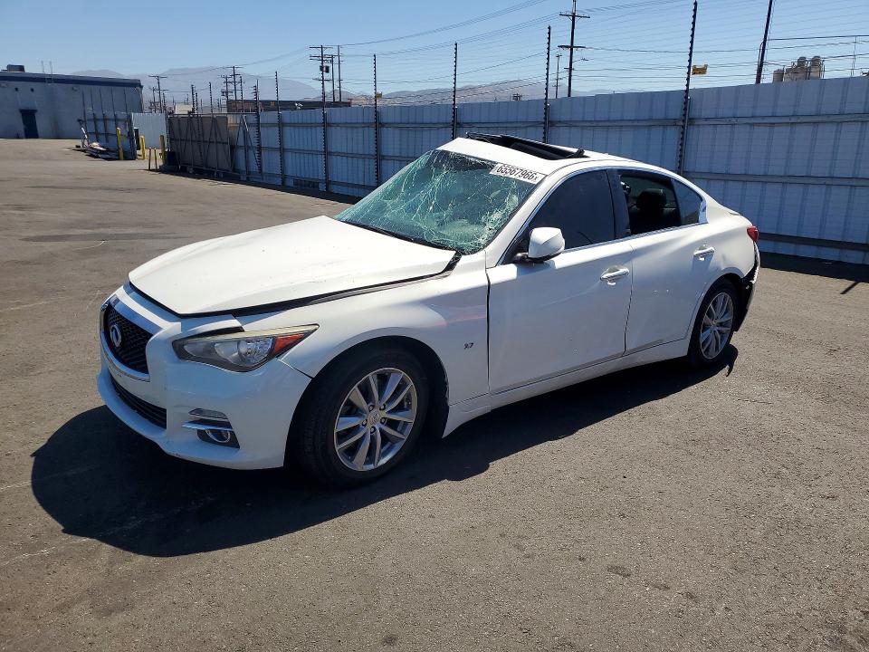 65567966 :رقم المزاد ، JN1BV7AP9FM355297 vin ، 2015 Infiniti Q50 مزاد بيع