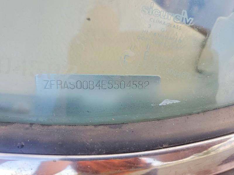 65265996 :رقم المزاد ، ZFRAS00B4E5504582 vin ، 1984 Fiat Pininfarina مزاد بيع