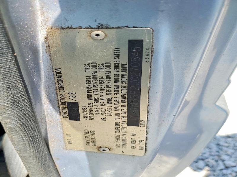 Продаж на аукціоні авто 1988 Toyota Pickup, vin: JT4RN55P2J0270845, номер лоту: 64476766