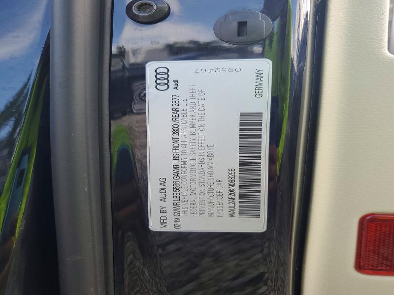 Aukcja sprzedaży 2019 Audi A6, vin: WAUL2AF20KN088296, numer aukcji: 66072806