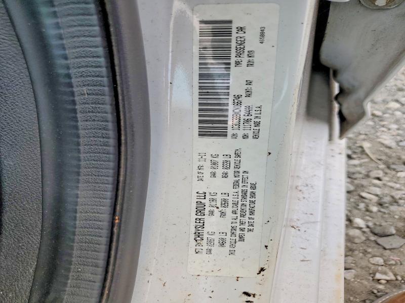 63259456 :رقم المزاد ، 1C3CCBBBXCN166746 vin ، 2012 Chrysler 200 مزاد بيع