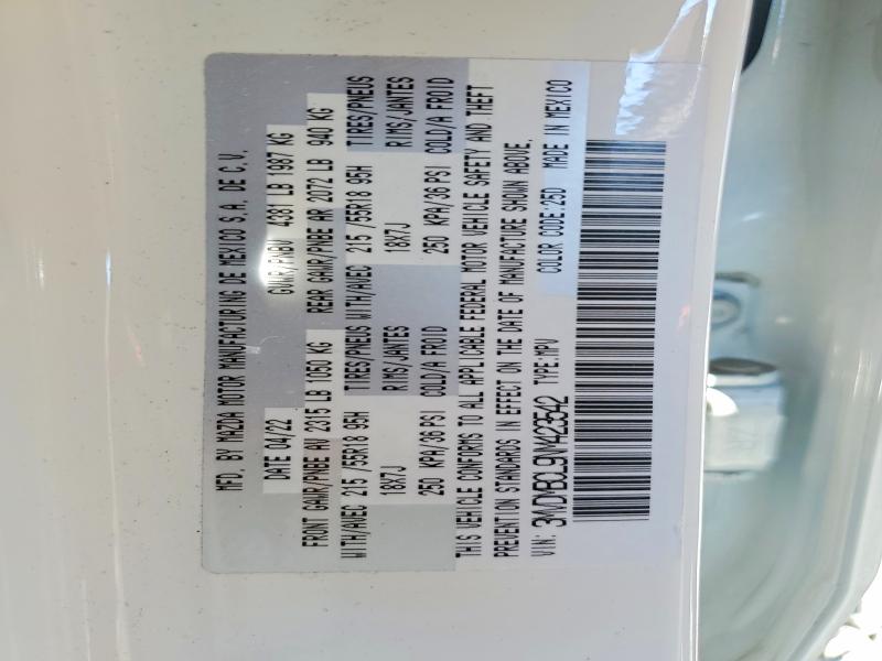 65264486 :رقم المزاد ، 3MVDMBCL9NM423542 vin ، 2022 Mazda Cx-30 مزاد بيع