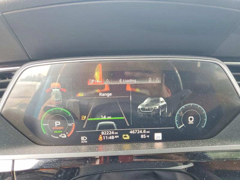 2019 Audi E-tron მანქანა იყიდება აუქციონზე, vin: WA1VABGE2KB012474, აუქციონის ნომერი: 63671626