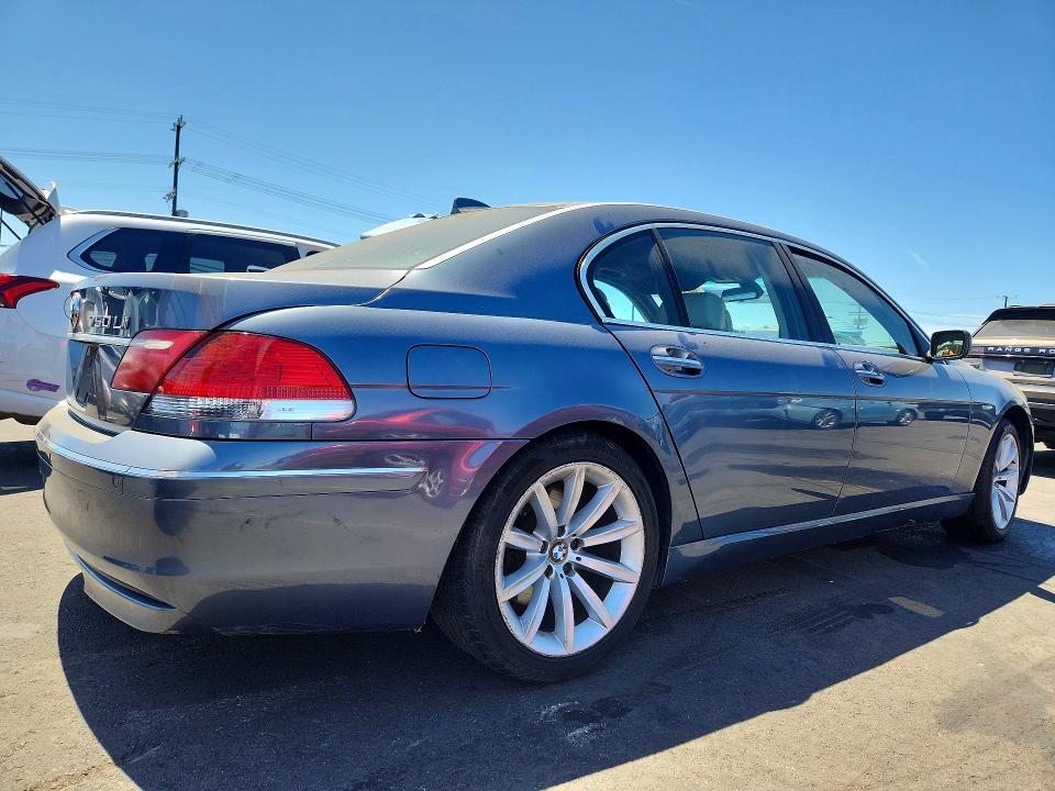 65939496 :رقم المزاد ، WBAHN83587DT67089 vin ، 2007 Bmw 750 مزاد بيع