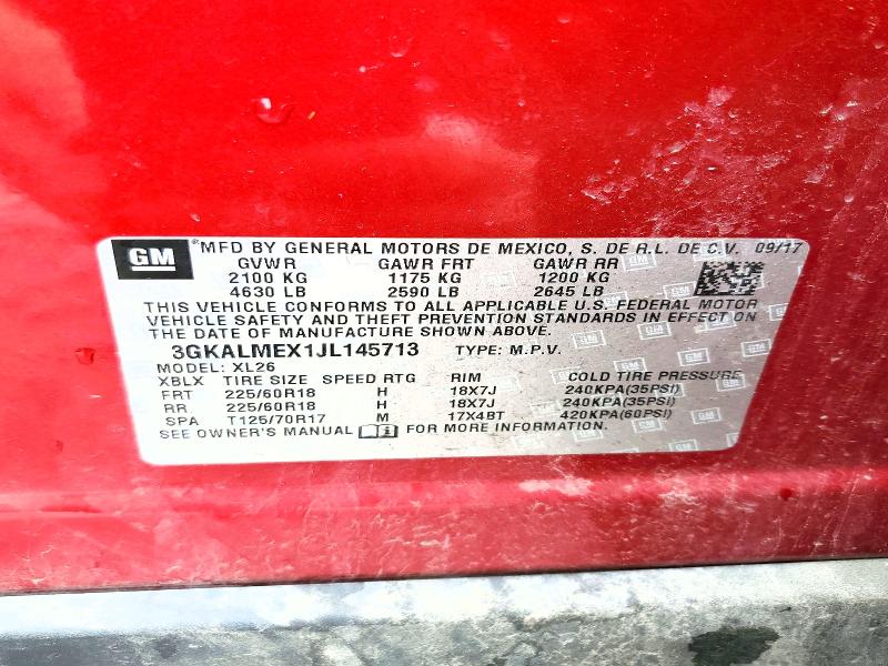 Aukcja sprzedaży 2018 Gmc Terrain, vin: 3GKALMEX1JL145713, numer aukcji: 63745356