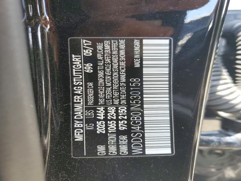 2018 Mercedes-benz Cla მანქანა იყიდება აუქციონზე, vin: WDDSJ4GB0JN530158, აუქციონის ნომერი: 65186626
