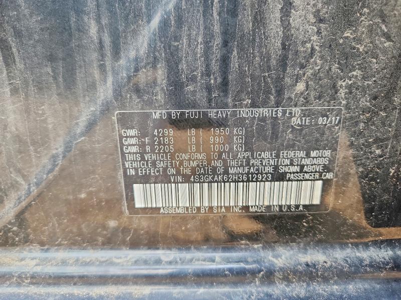 Aukcja sprzedaży 2017 Subaru Impreza, vin: 4S3GKAK62H3612923, numer aukcji: 65017126